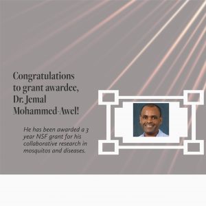 Read more about the article Congratulations to Dr. Jemal Mohammed-Awel, NSF Grant Awardee!