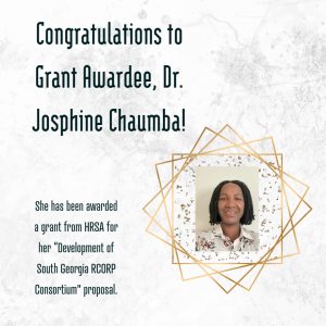Read more about the article Congratulations to Dr. Josphine Chaumba, HRSA Grant Awardee!
