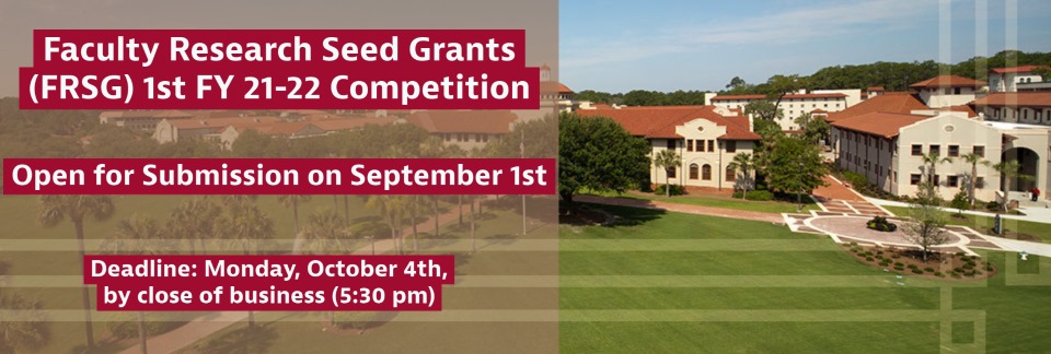 You are currently viewing The Faculty Research Seed Grants FY 21-22 Competition are open for submission!