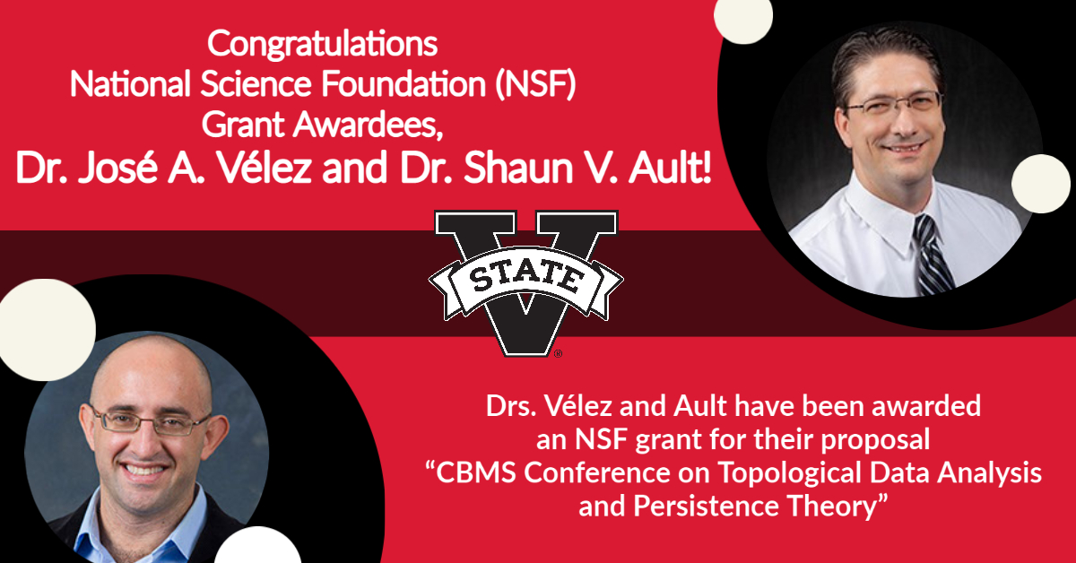 You are currently viewing Congratulations to NSF Grant Awardees, Dr. José A. Vélez and Dr. Shaun V. Ault!