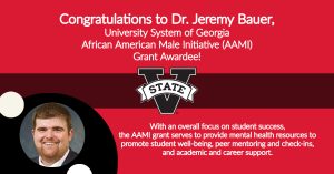 Read more about the article Congratulations to Dr. Jeremy Bauer, University System of Georgia African American Male Initiative (AAMI) Grant Awardee!