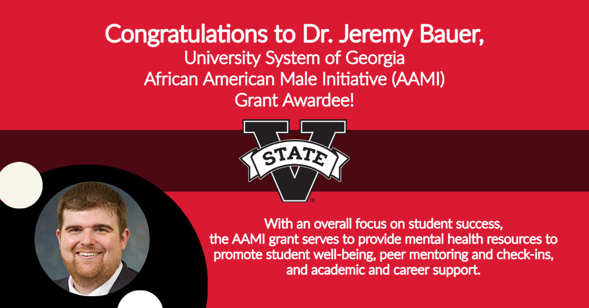 You are currently viewing Congratulations to Dr. Jeremy Bauer, University System of Georgia African American Male Initiative (AAMI) Grant Awardee!