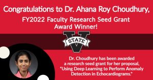 Read more about the article Congratulations to Dr. Ahana Roy Choudhury, FY 2022 FRSG Awardee!