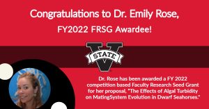 Read more about the article Congratulations to Dr. Emily Rose, FY 2022 FRSG Awardee!