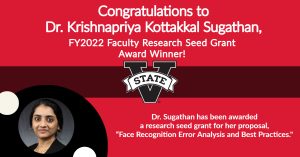 Read more about the article Congratulations to Dr. Krishnapriya Kottakkal Sugathan, FY 2022 FRSG Awardee!