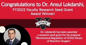 Read more about the article Congratulations to Dr. Ansul Lokdarshi, FY 2022 FRSG Awardee!