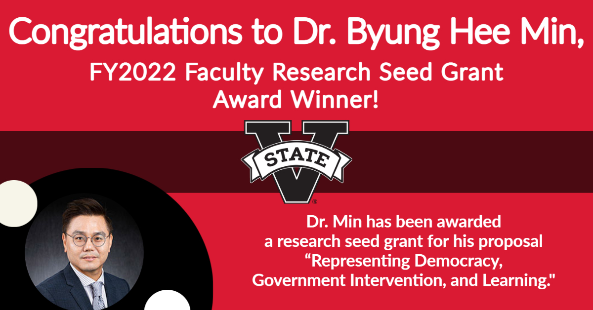 You are currently viewing Congratulations to Dr. Byung Hee Min, FY 2022 FRSG Winner!