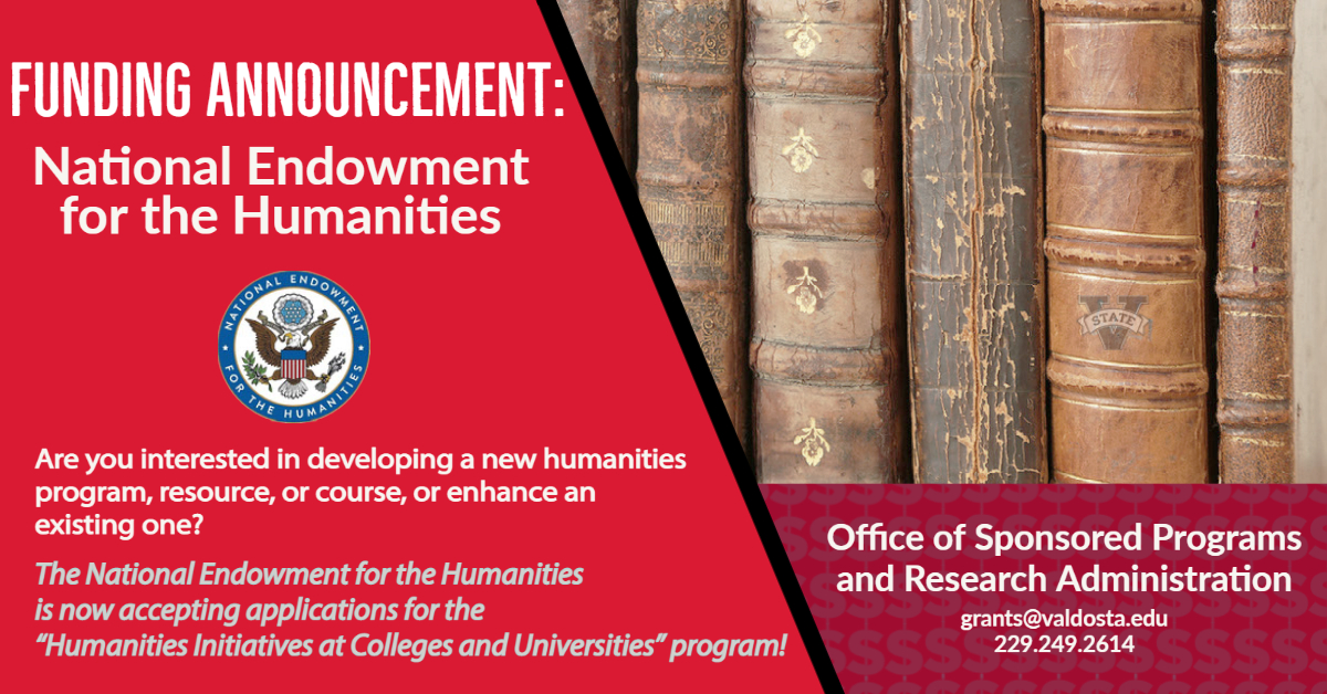 You are currently viewing National Endowment for the Humanities Funding Announcement