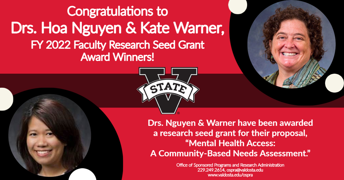 You are currently viewing Congratulations to Drs. Hoa Nguyen & Kate Warner, FY 2022 FRSG Winners!