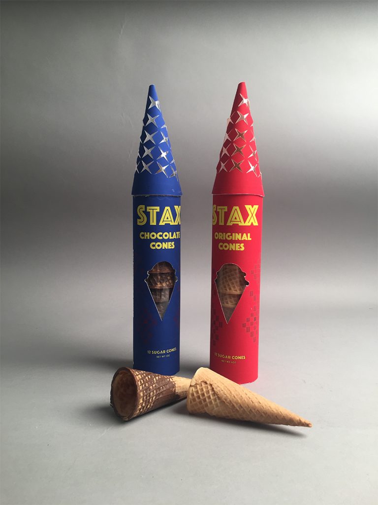 Taylor Nalley of Lake Park, Georgia Stax Cones (Package Design)
