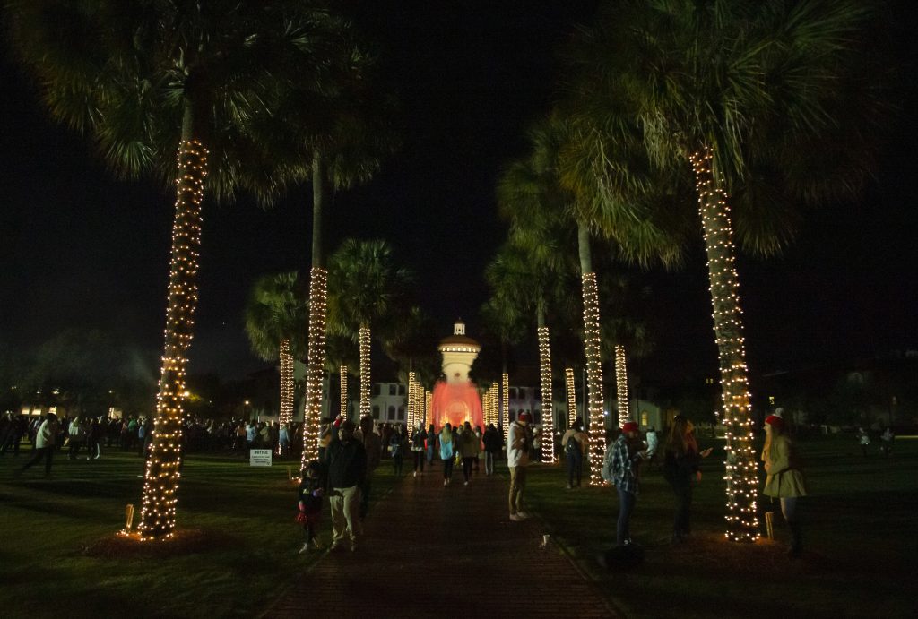 Valdosta State Traditions Lighting of the Palms Valdosta State